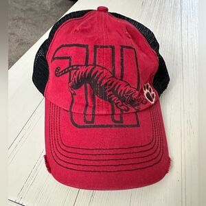 Wittenberg Tigers Vintage Baseball Cap Hat Distressed Stretch band fits most